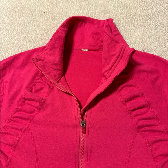 Lululemon Hot Pink Half Zip Pullover Jacket Long Sleeve Layer Running Top - Picture 8 of 12
